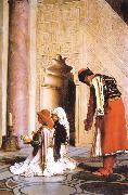 Jean Leon Gerome Young Greeks at the Mosque USA oil painting artist